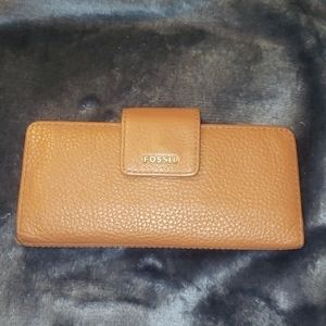 Leather wallet from Fossil
